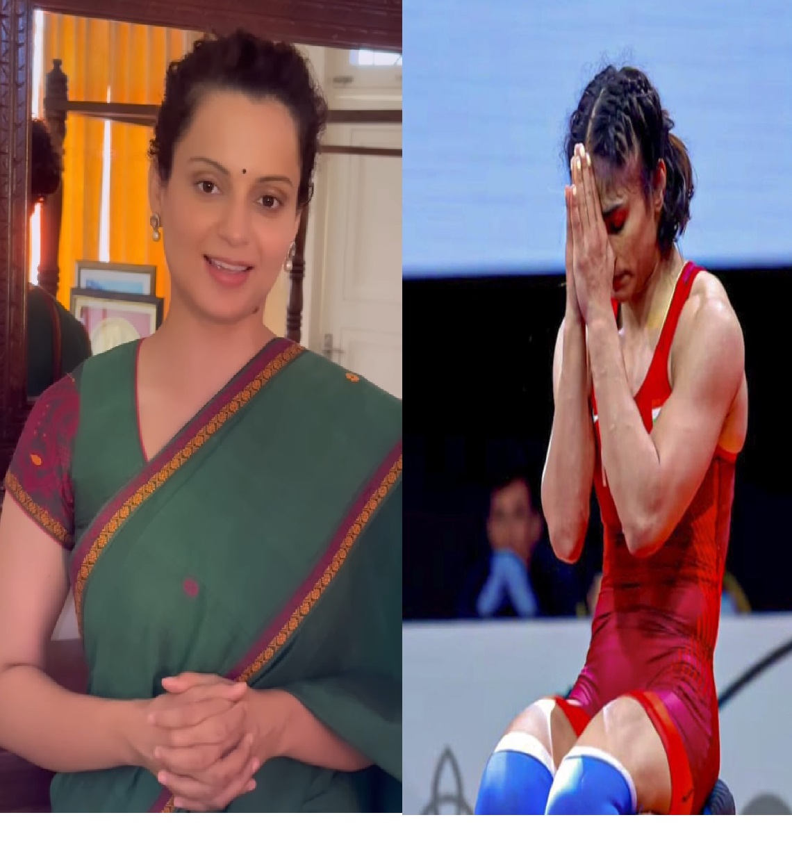 Kangana Ranaut’s Response to Vinesh Phogat’s Victory at Paris 2024 Olympics